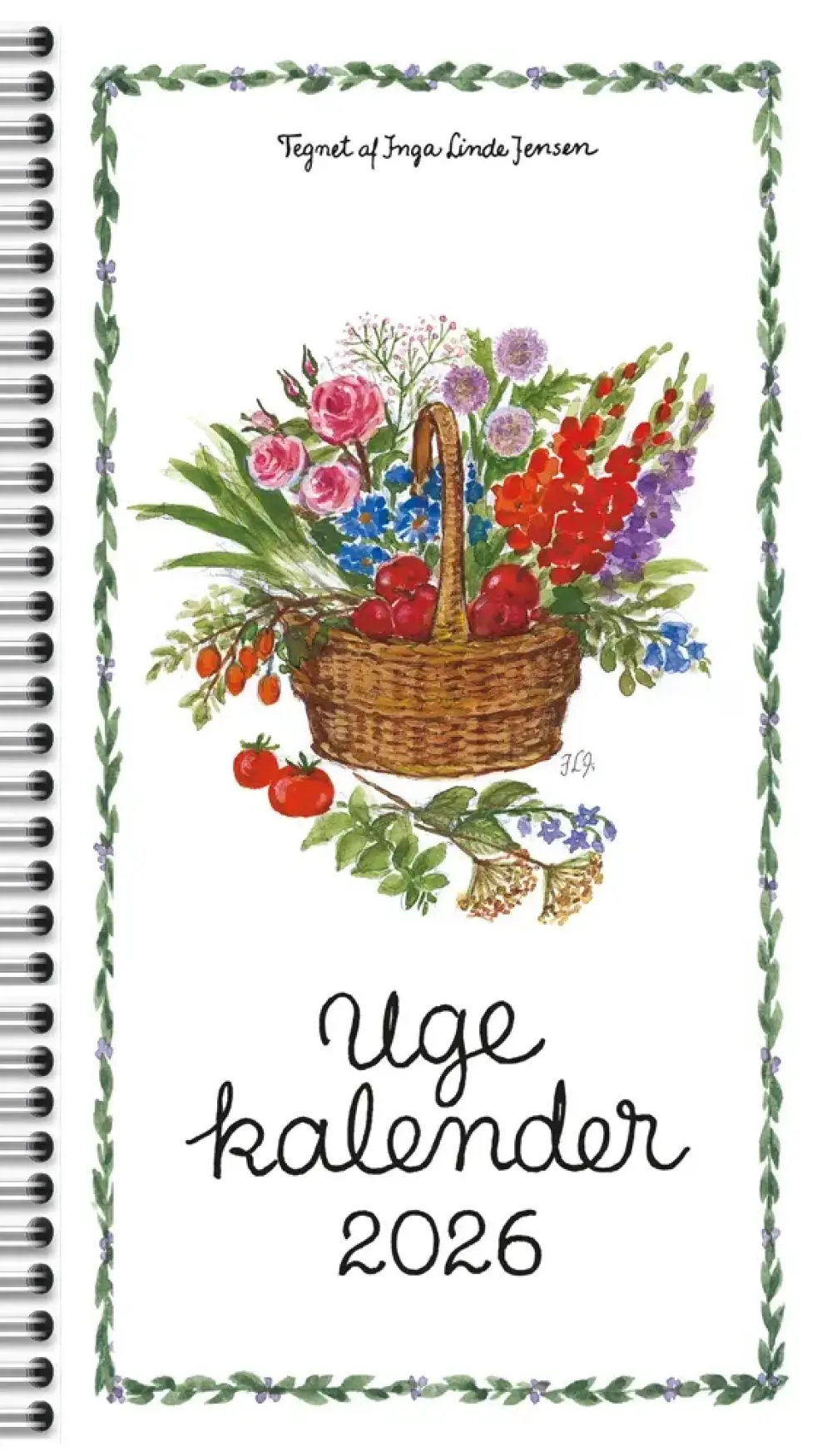 Ugekalender 9,5X17 Cm 2026