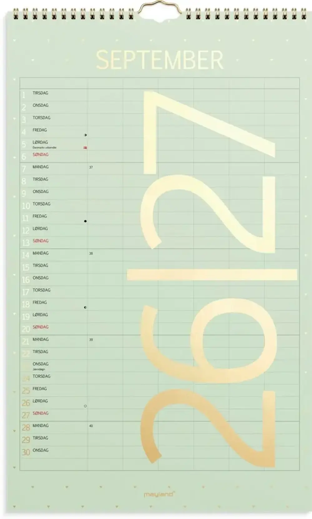 Mayland FAMILIEKALENDER 26/27 COLOR 6 PERSONER