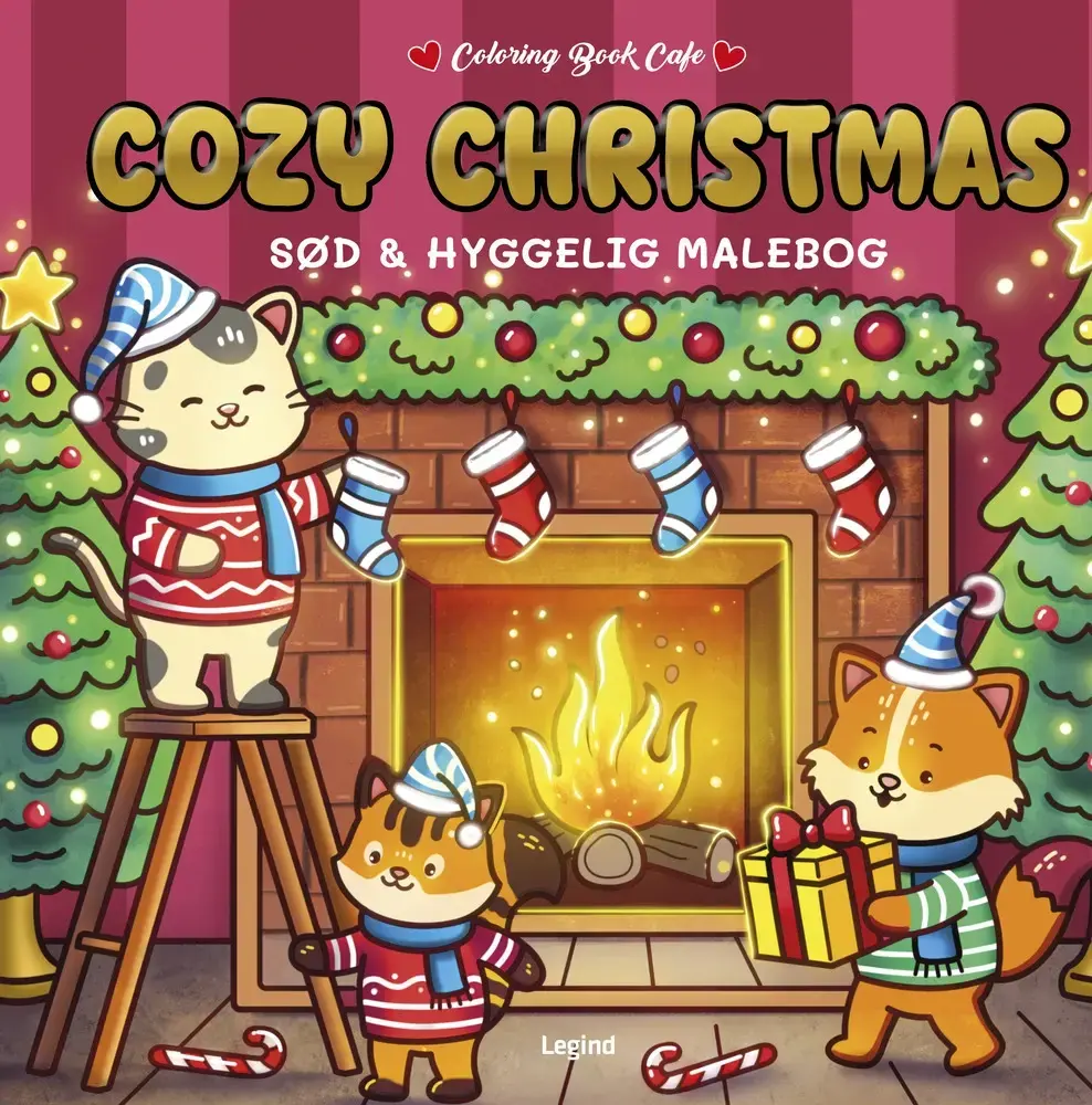 Malebog: Cozy Christmas - DeLuxe - Cozy Coloring