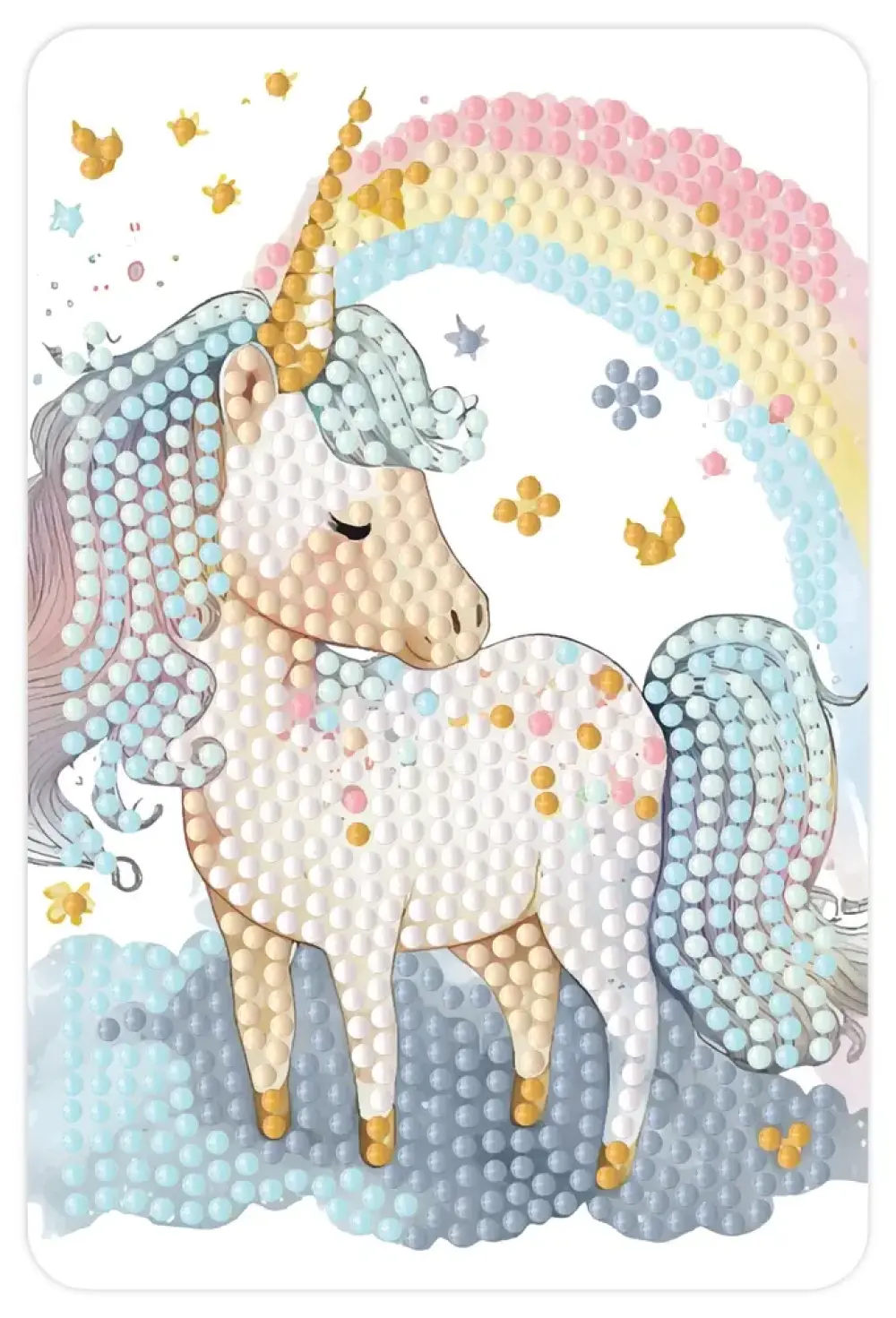 Diamond art kat 10 x 15 cm