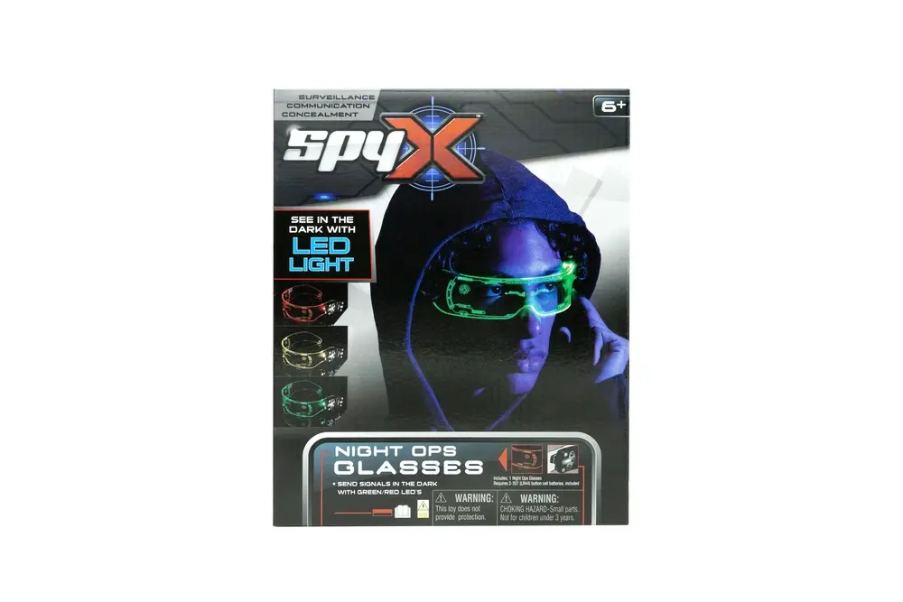 Spy X Nat-observationsbriller m. LED-lys