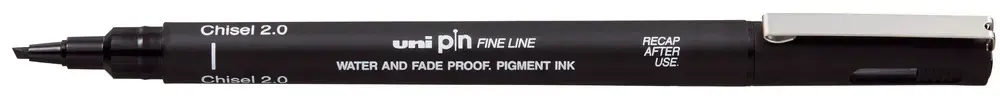 DRAWINGPEN KALLIGRAFI UNI PIN SORT 2,0 MM