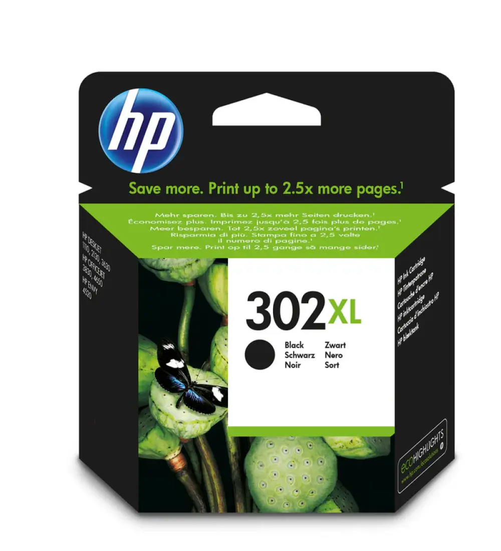 BLEKK HP NO 302 XL BLACK INK CARTRIDGE