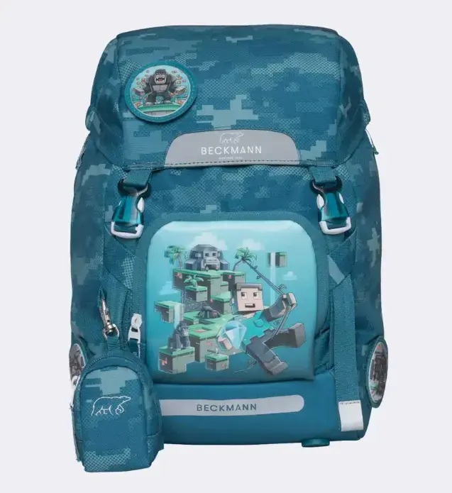 BECKMANN SKOLETASKE CLASSIC JUNGLE GAME 22 LITER