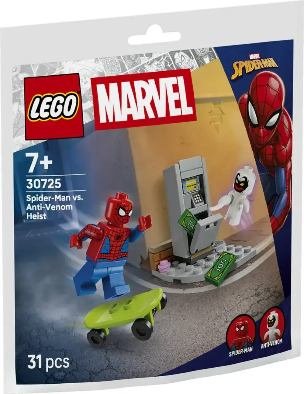 30725 LEGO Recruitment Bags Spider-Man mod Anti-Venoms røveri