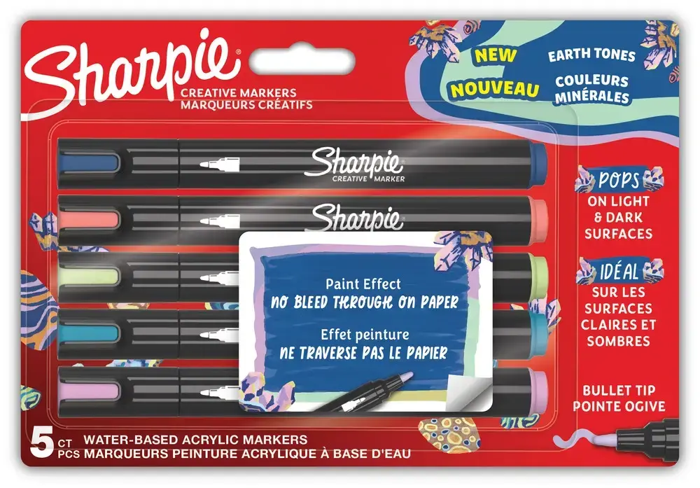 Sharpie Creative paint marker EARTH TONES 5 ASS