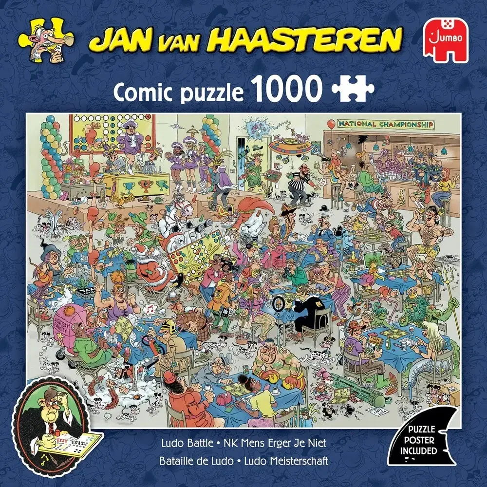 Puslespil JvH Ludo Battle 1000 brikker