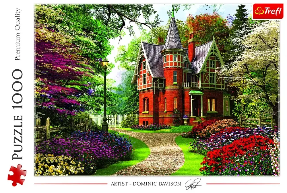 PUSLESPIL TREFL Victorian cottage 1000 brikker