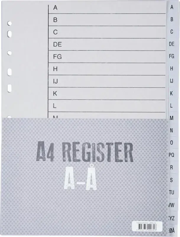 Register Relief plast 1 - 31