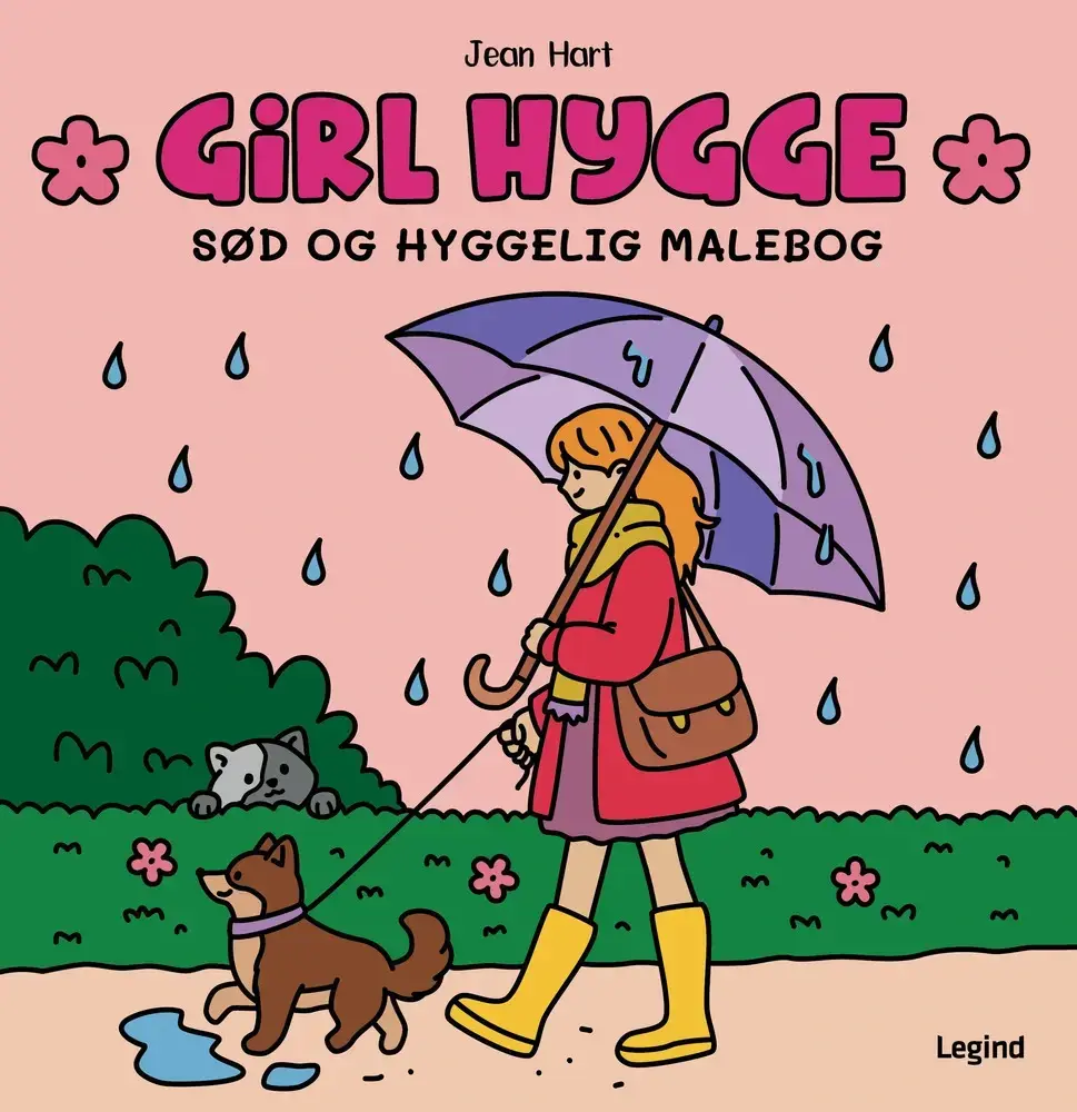 Malebog: Girl Hygge - Cozy Coloring