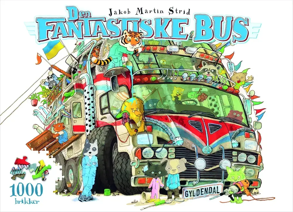 Puslespil Den fantastiske bus 1000 brikker