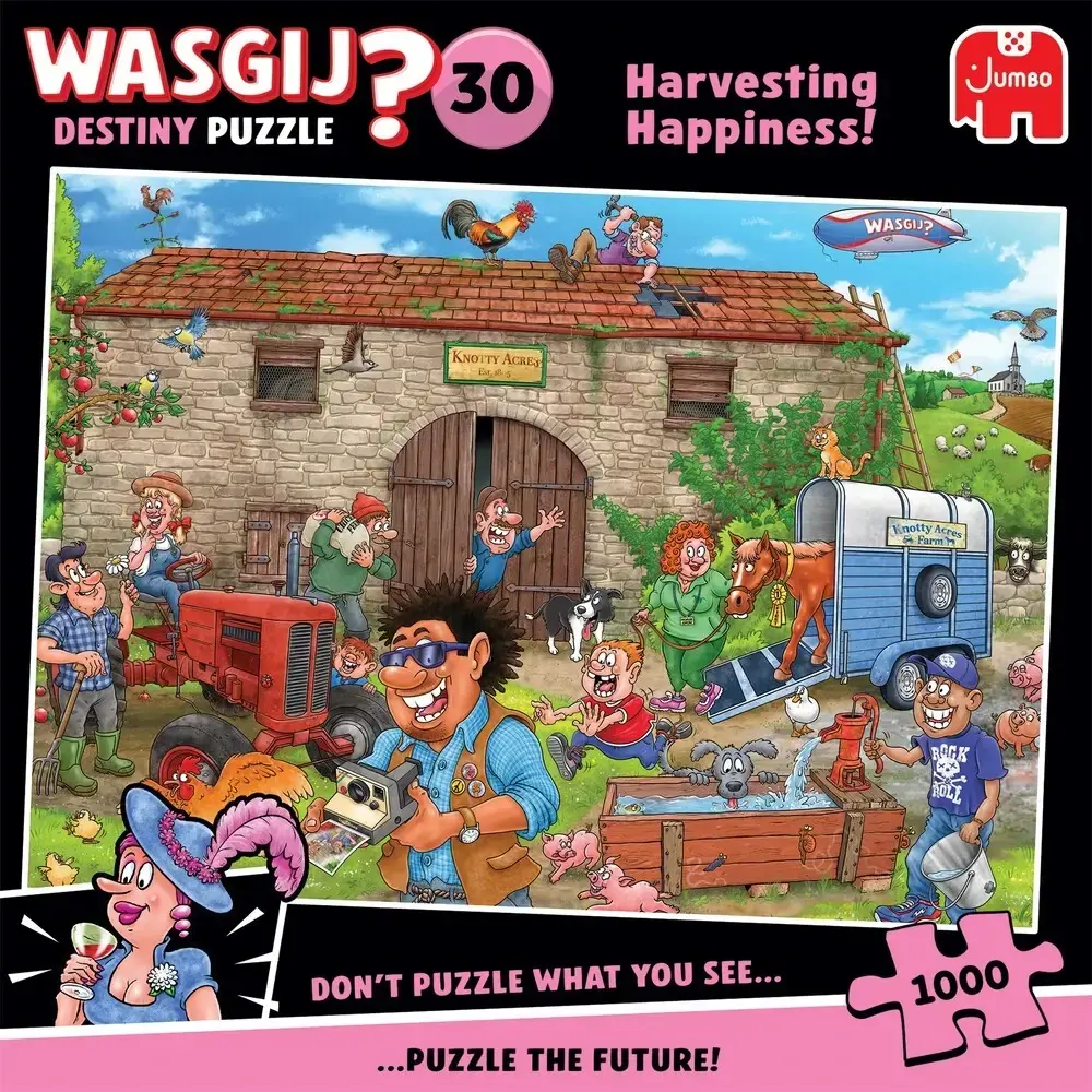 Puslespil Wasgij Destiny 30 Harvesting Happiness! 1000 brikker