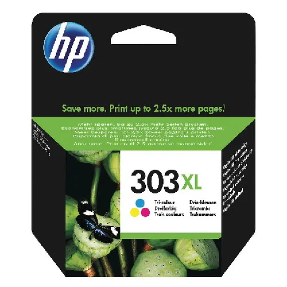 Blekk HP NO303 XL TRI-COLOUR INK CARTRIDGE
