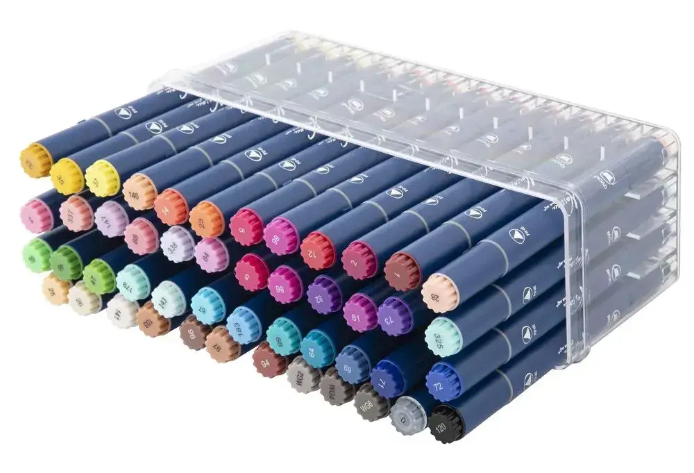 Favorit Twin Markers, Dual 2-i-1 tusch - 48 stk. i æske