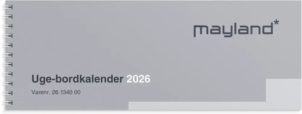 Bordkalender 2026 uge