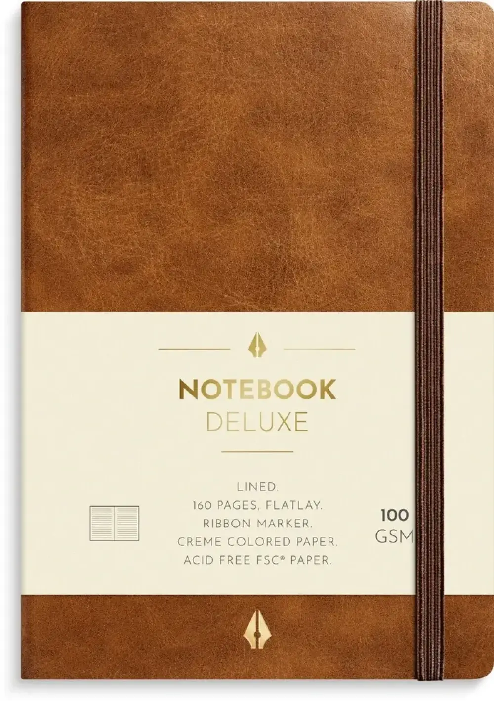 Notesbog Deluxe A6 Brown