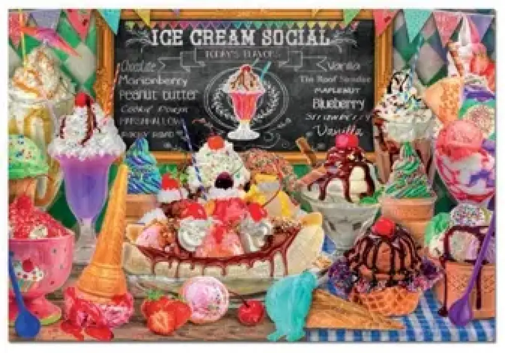 Puslespil Ice Cream Shop 500 brikker